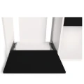 Szafka pod Akwarium Proste Elitte 120x60x90 Biały-Czarny