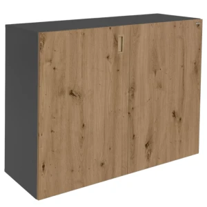 Szafka pod Akwarium Proste Elitte 120x60x90 Grafit-Dąb Artisan