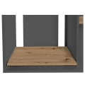 Szafka pod Akwarium Proste Elitte 120x60x90 Grafit-Dąb Artisan