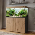 Szafka pod Akwarium Proste Elitte 120x60x90 Grafit-Dąb Artisan
