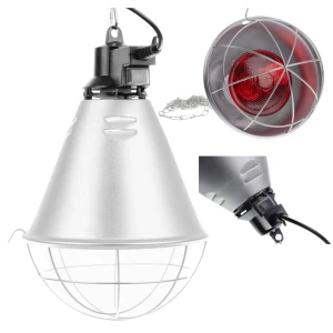 Mocna Oprawa Promiennika CanAgri Lampa Grzewcza Pies Drób Kabel 2,5 M 