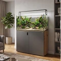 Szafka pod Akwarium Proste Elitte 120x60x90 Dąb Artisan-Grafit