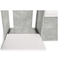 Szafka pod Akwarium Proste Elitte 120x60x90 Beton-Biały