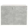 Szafka pod Akwarium Proste Elitte 120x60x90 Biały-Beton