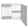 Szafka pod Akwarium Proste Elitte 120x60x90 Biały-Beton