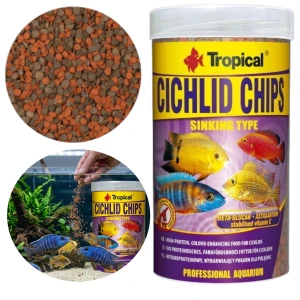TROPICAL CICHLID CHIPS 1000ML/520G 60926