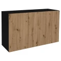 Szafka pod Akwarium Proste Elitte 150x50x90 Czarny-Dąb Artisan