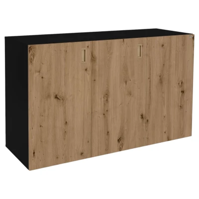 Szafka pod Akwarium Proste Elitte 150x50x90 Czarny-Dąb Artisan