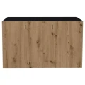 Szafka pod Akwarium Proste Elitte 150x50x90 Czarny-Dąb Artisan