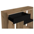 Szafka pod Akwarium Proste Elitte 150x50x90 Dąb Artisan-Czarny