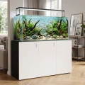 Szafka pod Akwarium Proste Elitte 150x50x90 Czarny-Biały