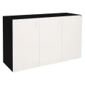 Szafka pod Akwarium Proste Elitte 150x50x90 Czarny-Biały