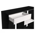Szafka pod Akwarium Proste Elitte 150x50x90 Czarny-Biały