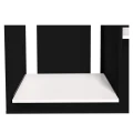 Szafka pod Akwarium Proste Elitte 150x50x90 Czarny-Biały