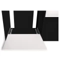 Szafka pod Akwarium Proste Elitte 150x50x90 Czarny-Biały