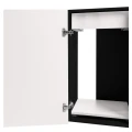 Szafka pod Akwarium Proste Elitte 150x50x90 Czarny-Biały
