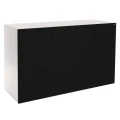 Szafka pod Akwarium Proste Elitte 150x50x90 Biały-Czarny