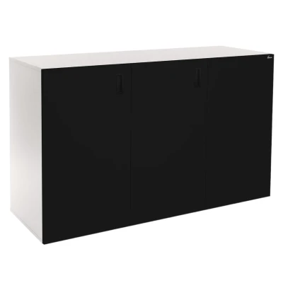 Szafka pod Akwarium Proste Elitte 150x50x90 Biały-Czarny