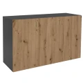 Szafka pod Akwarium Proste Elitte 150x50x90 Grafit-Dąb Artisan