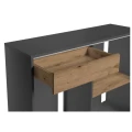 Szafka pod Akwarium Proste Elitte 150x50x90 Grafit-Dąb Artisan