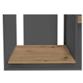 Szafka pod Akwarium Proste Elitte 150x50x90 Grafit-Dąb Artisan