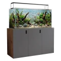 Szafka pod Akwarium Proste Elitte 150x50x90 Dąb Artisan-Grafit