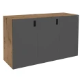 Szafka pod Akwarium Proste Elitte 150x50x90 Dąb Artisan-Grafit