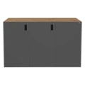 Szafka pod Akwarium Proste Elitte 150x50x90 Dąb Artisan-Grafit