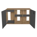 Szafka pod Akwarium Proste Elitte 150x50x90 Dąb Artisan-Grafit
