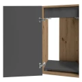 Szafka pod Akwarium Proste Elitte 150x50x90 Dąb Artisan-Grafit