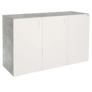 Szafka pod Akwarium Proste Elitte 150x50x90 Beton-Biały