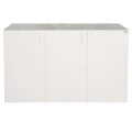 Szafka pod Akwarium Proste Elitte 150x50x90 Beton-Biały