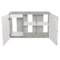 Szafka pod Akwarium Proste Elitte 150x50x90 Beton-Biały