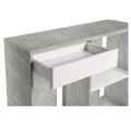 Szafka pod Akwarium Proste Elitte 150x50x90 Beton-Biały