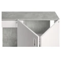Szafka pod Akwarium Proste Elitte 150x50x90 Beton-Biały