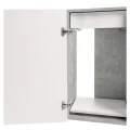 Szafka pod Akwarium Proste Elitte 150x50x90 Beton-Biały