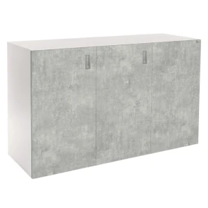 Szafka pod Akwarium Proste Elitte 150x50x90 Biały-Beton