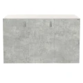 Szafka pod Akwarium Proste Elitte 150x50x90 Biały-Beton