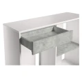 Szafka pod Akwarium Proste Elitte 150x50x90 Biały-Beton
