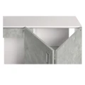 Szafka pod Akwarium Proste Elitte 150x50x90 Biały-Beton