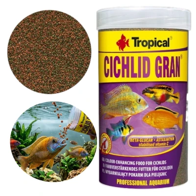 TROPICAL CICHILD GRAN 1000ml - Pokarm Dla Pielęgnic