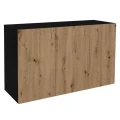 Szafka pod Akwarium Proste Elitte 150x60x90 Czarny-Dąb Artisan