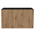 Szafka pod Akwarium Proste Elitte 150x60x90 Czarny-Dąb Artisan