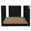 Szafka pod Akwarium Proste Elitte 150x60x90 Czarny-Dąb Artisan
