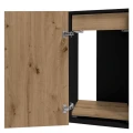 Szafka pod Akwarium Proste Elitte 150x60x90 Czarny-Dąb Artisan