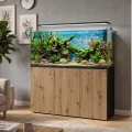 Szafka pod Akwarium Proste Elitte 150x60x90 Czarny-Dąb Artisan