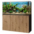 Szafka pod Akwarium Proste Elitte 150x60x90 Czarny-Dąb Artisan