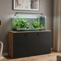 Szafka pod Akwarium Proste Elitte 150x60x90 Dąb Artisan-Czarny
