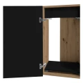Szafka pod Akwarium Proste Elitte 150x60x90 Dąb Artisan-Czarny