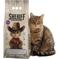 Sheriff Żwirek Bentonitowy Dla Kota SUPER Zbrylający Lawendowy 5l